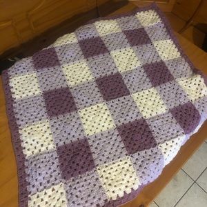 Crocheted Baby Blanket.